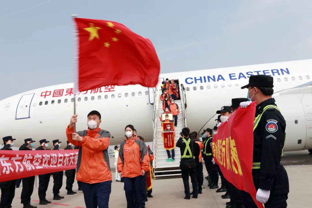 凱旋！西安國際醫(yī)學中心醫(yī)院支援湖北醫(yī)療隊回家